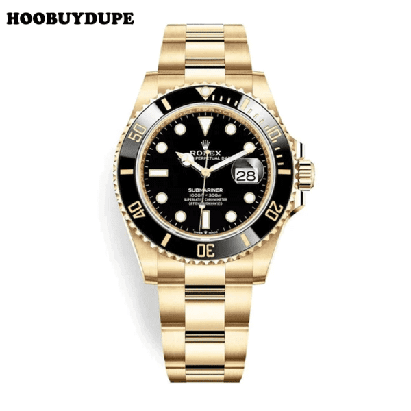 Rolex Submariner 41mm Yellow Gold Black Dial Black Bezel - 126618LN - Hoobuy Replica Watch Collection