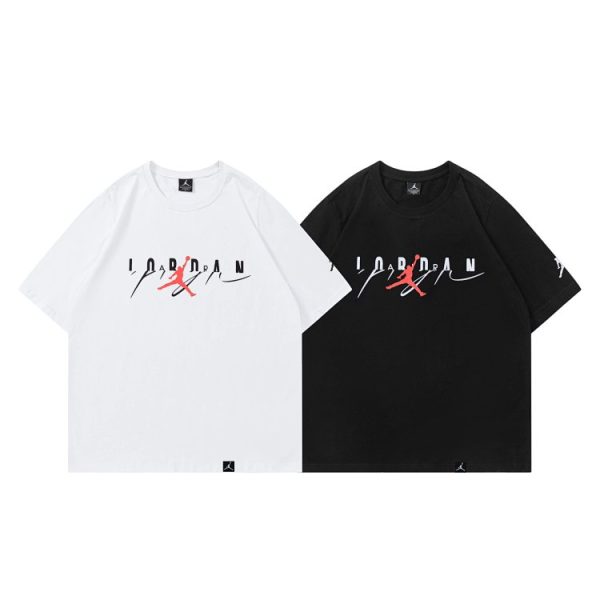 JORDAN Summer Short-Sleeve Tee – Streetwear Crew Neck-376