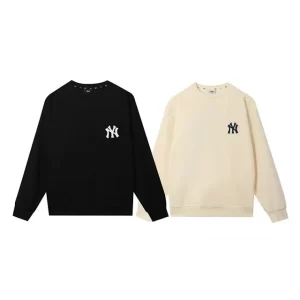 MLB NY Pullover Sweatshirt   Winter Cotton Streetwear, Unisex Couple Style-374