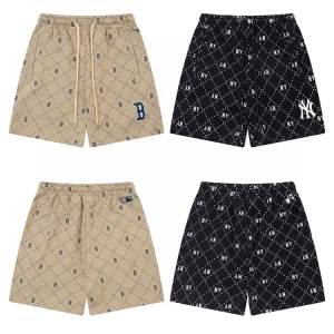 MLB Summer Monogram Heavyweight Shorts – Unisex 360g Cotton All-Over Prin-394