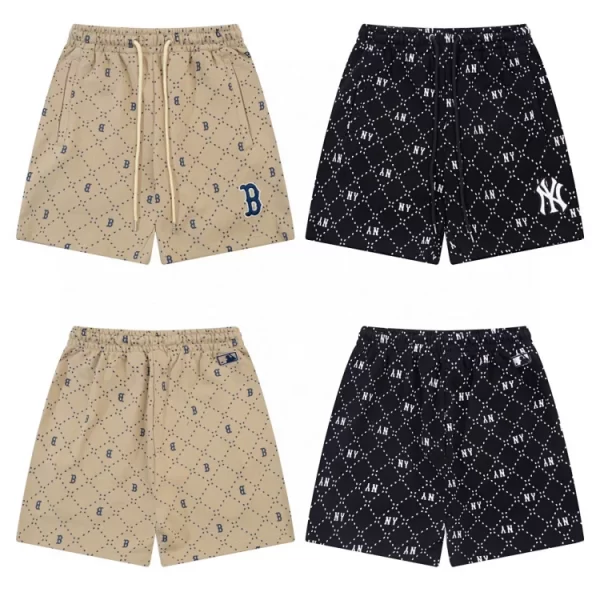 MLB Summer Monogram Heavyweight Shorts – Unisex 360g Cotton All-Over Prin-394