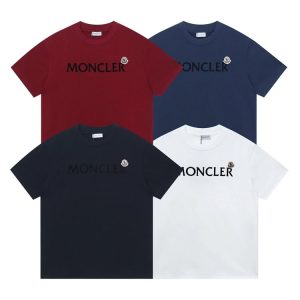 Moncler2025 Spring/Summer New Unisex Crew Neck Short-Sleeve T-Shirt-365