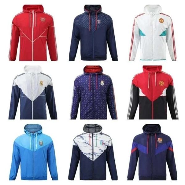 High version football windbreaker training suit-663