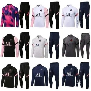 Chelsea training suit football uniform long sleeve main suit half zip jersey-666