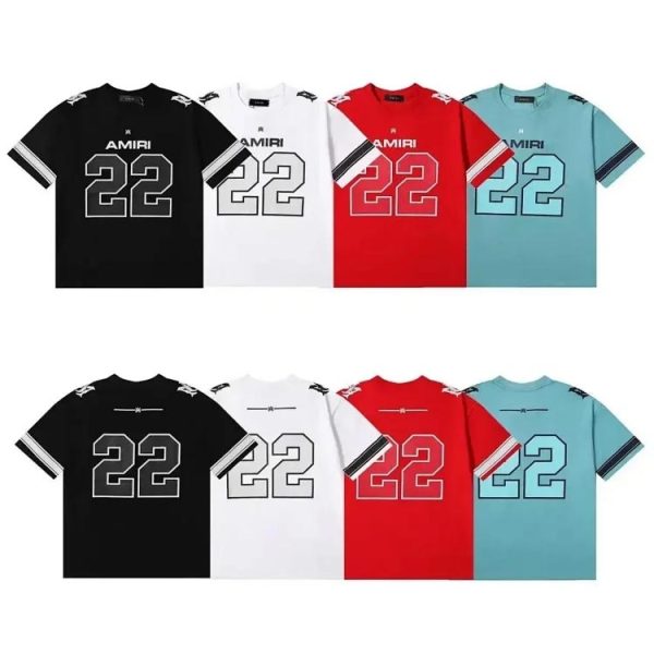 AMIRI Fashion T-shirts Casual shirts-693