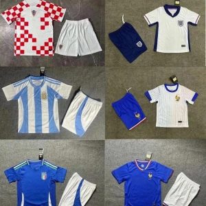2024-2025 European National Team Children's Football Jersey Set-746