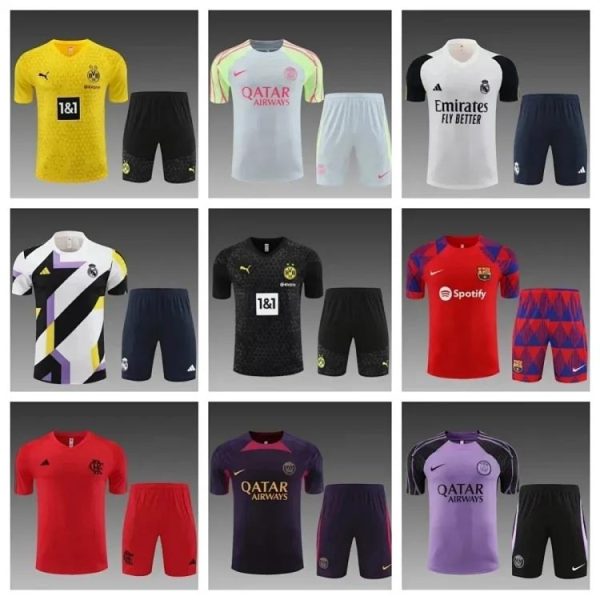 Summer warm-up training suit football jersey-756