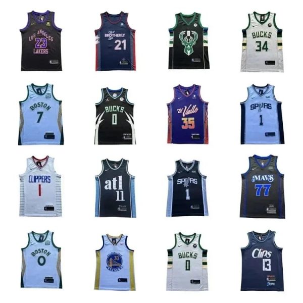 Lakers Bucks Clippers Suns Basketball Jersey-759