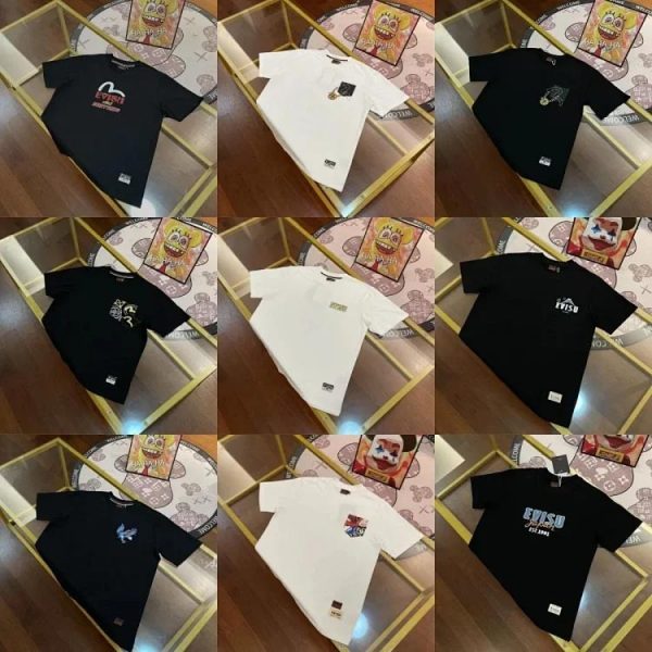 EVISU Fashion T-shirts Shirts-769