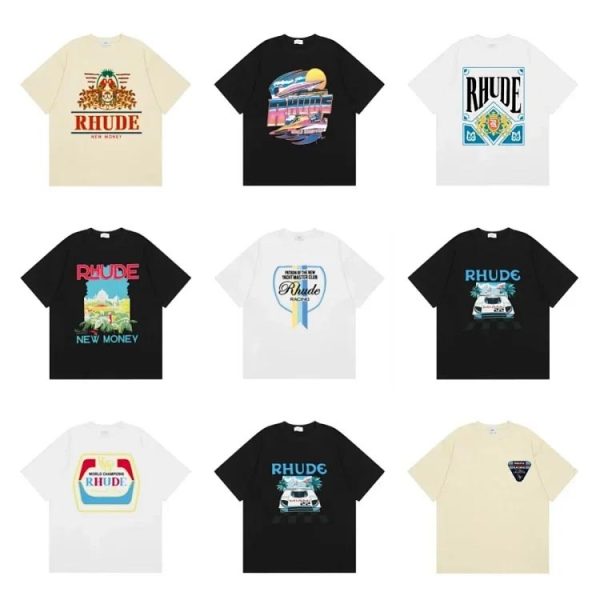 RHUDE Fashion T-shirts Shirts-771