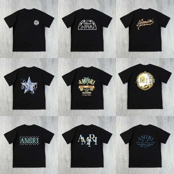 AMIRI Fashionable all-match T-shirt-834