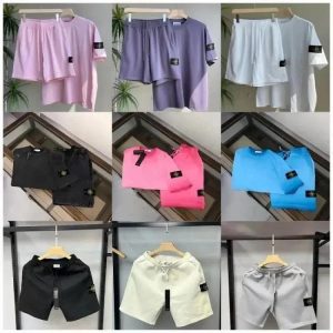 Summer short-sleeved T-shirt shorts-843