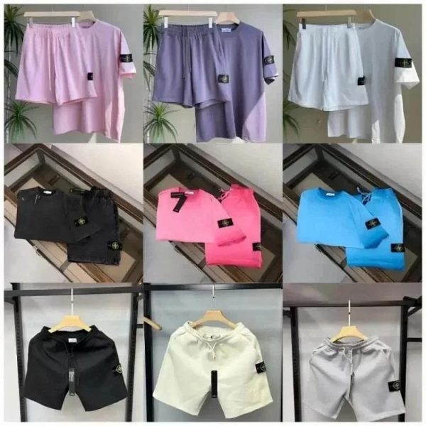 Summer short-sleeved T-shirt shorts-843