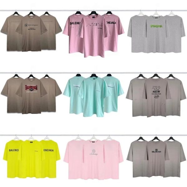 Balenciaga color T-shirts-869