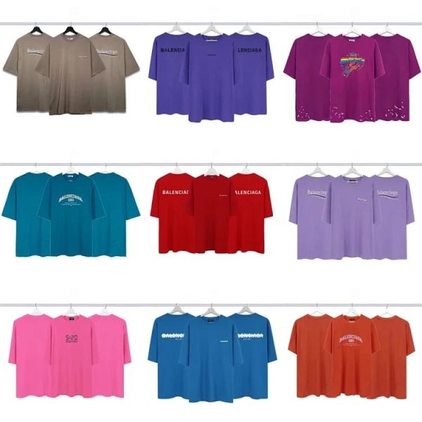BALENCIAGA color T-shirts-872