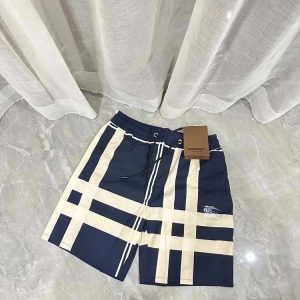 Burberry Striped Fashion Casual Shorts-911