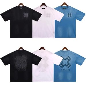Amiri starry sky graffiti letter T-shirt-916