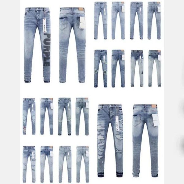 New Purple Fashion casual jeans-937