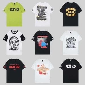 New Hell Star Loose Street Hip Hop T-shirt-955