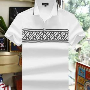 FENDI Simple polo shirt T-shirt-956