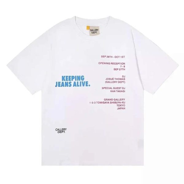GALLERYDEPT Simple letter pattern fashion T-shirt-966