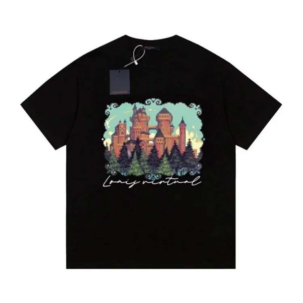 Louis Vuitton LV Colorful printed T-shirt-1008