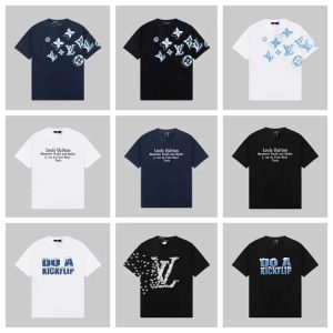 Louis Vuitton LV Logo print T-shirt-1009