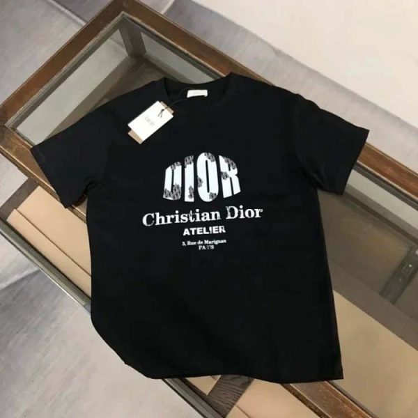Dior Simple logo print T-shirt-1018