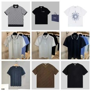 Dior Simple and fashionable T-shirt polo shirt-1020