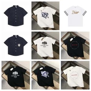 Dior Simple logo print fashion T-shirt-1029