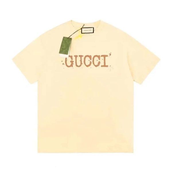 GUCCI Simple logo graphic T-shirt-1032