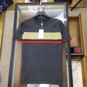 GUCCI Simple patchwork polo T-shirt-1034