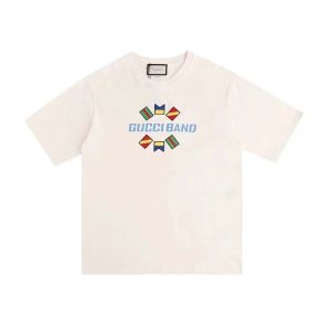 GUCCI Colorful printed graphic T-shirt-1039