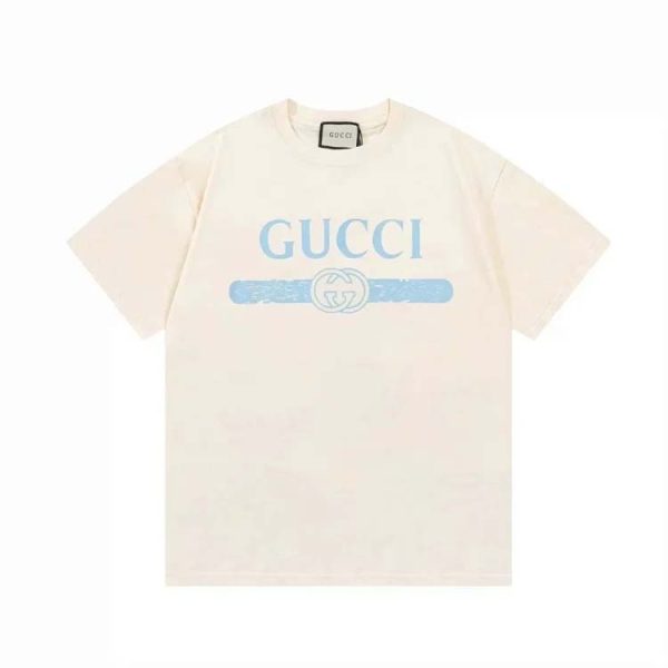 GUCCI Colorful printed graphic T-shirt-1040