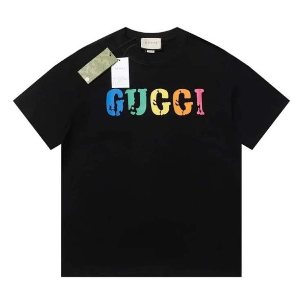 GUCCI Colorful logo T-shirt-1047