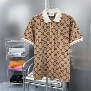 GUCCI Old pattern polo T-shirt-1048