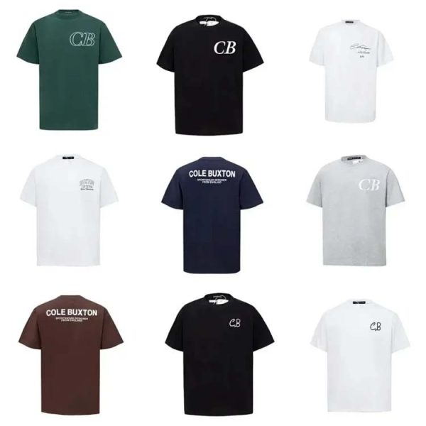 COLE BUXTON Fashion solid color T-shirt-1058