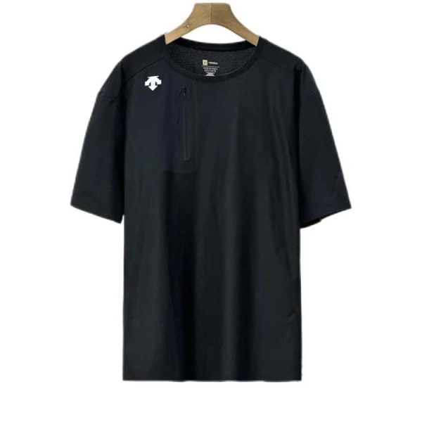 DESCENTE Fashion solid color popular T-shirt-1061