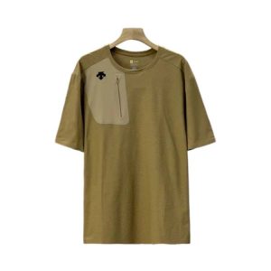 DESCENTE Fashion solid color popular T-shirt-1063