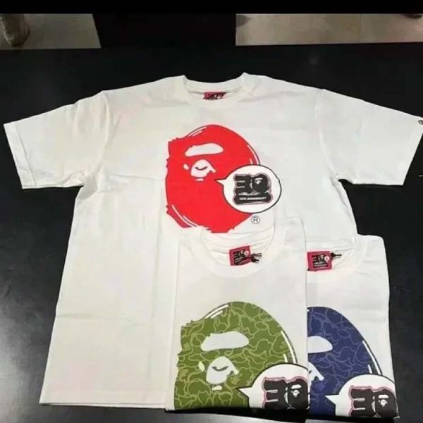 Bape Street Loose Hip-Hop Fashion T-Shirt-1064