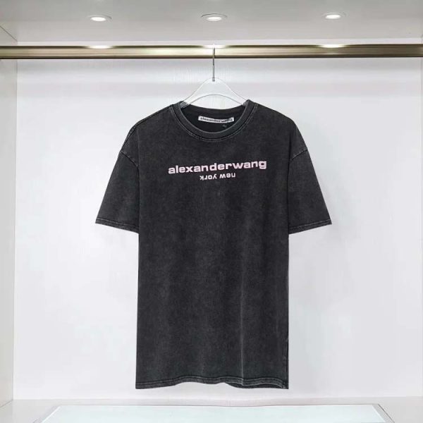 alexanderwang Washed cloth vintage distressed T-shirt-1076