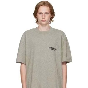 ESSENTIALS New Fashion Letter Loose Short Sleeve T-shirt-1118
