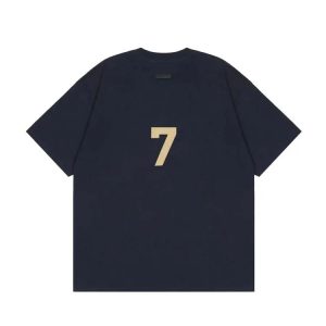 FOG Rich Reflective Casual Couple Loose Versatile Short-sleeved T-shirt-1120