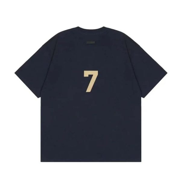 FOG Rich Reflective Casual Couple Loose Versatile Short-sleeved T-shirt-1120