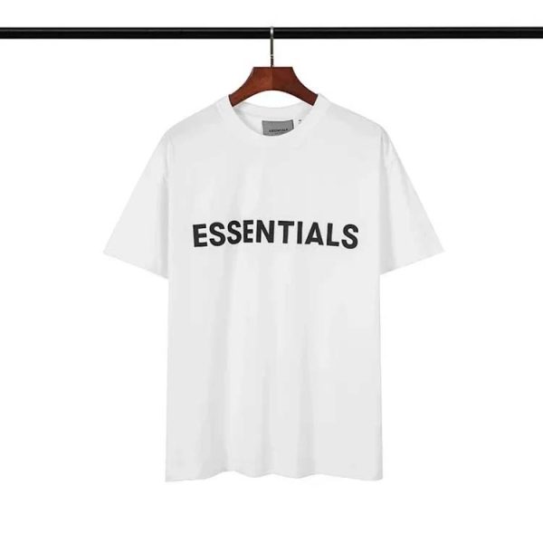 ESSENTIALS New Fashion Letter Loose Short Sleeve T-shirt-1122