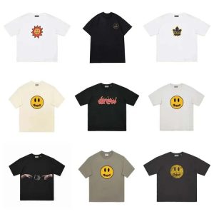 Drew Smiley face casual loose short sleeves T-Shirt-1124