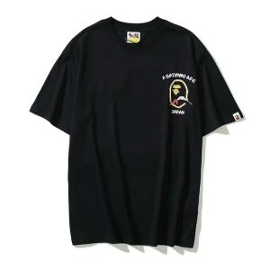 BAPE Fashionable and casual loose short-sleeved top T-shirt-1129