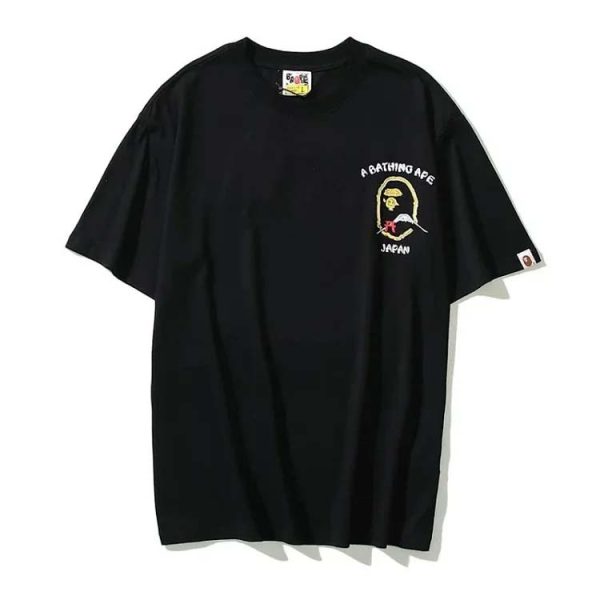 BAPE Fashionable and casual loose short-sleeved top T-shirt-1129
