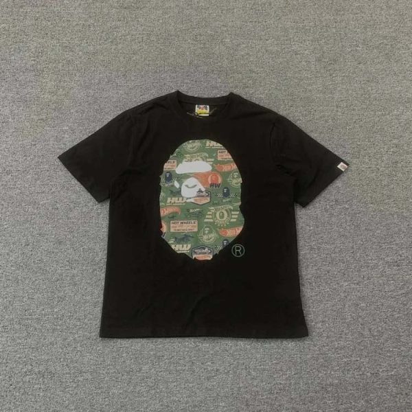 BAPE Fashion camouflage print short-sleeved top T-Shirt-1131