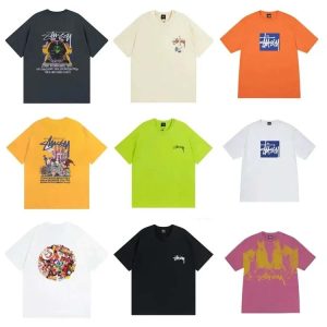 Stu creative reverse logo letters unisex T-shirts-1139